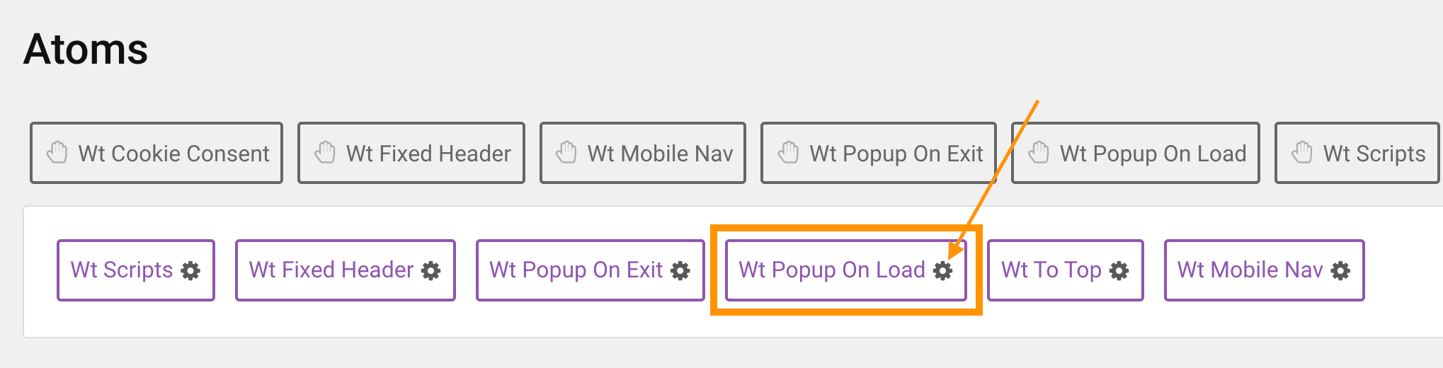 atoms wt scripts click config