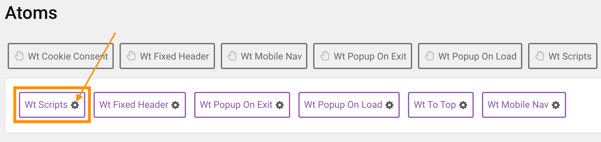 atoms wt scripts click config