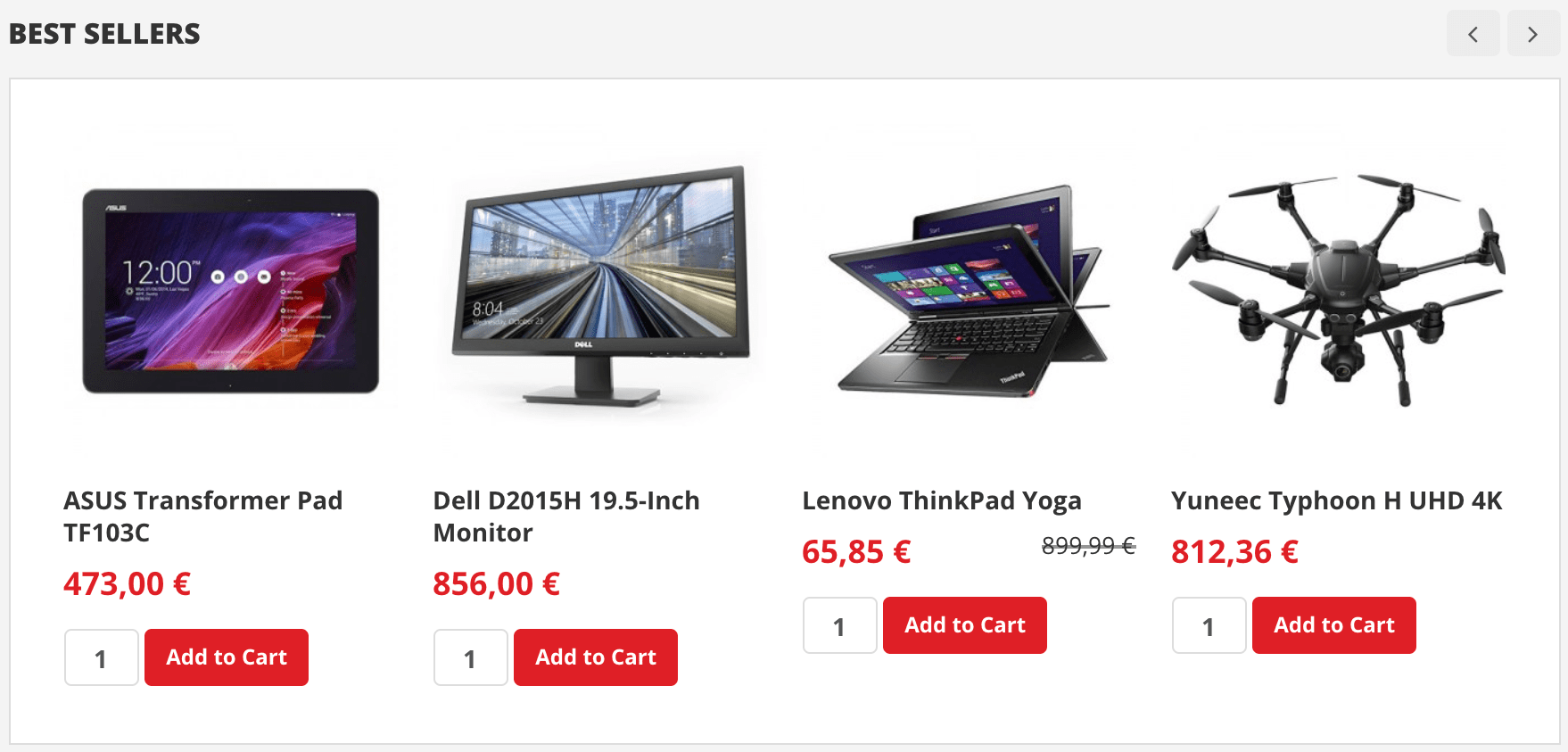 Home Page (Best Sellers)