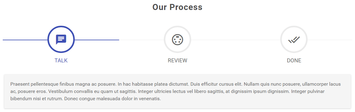 Home page - Our Process