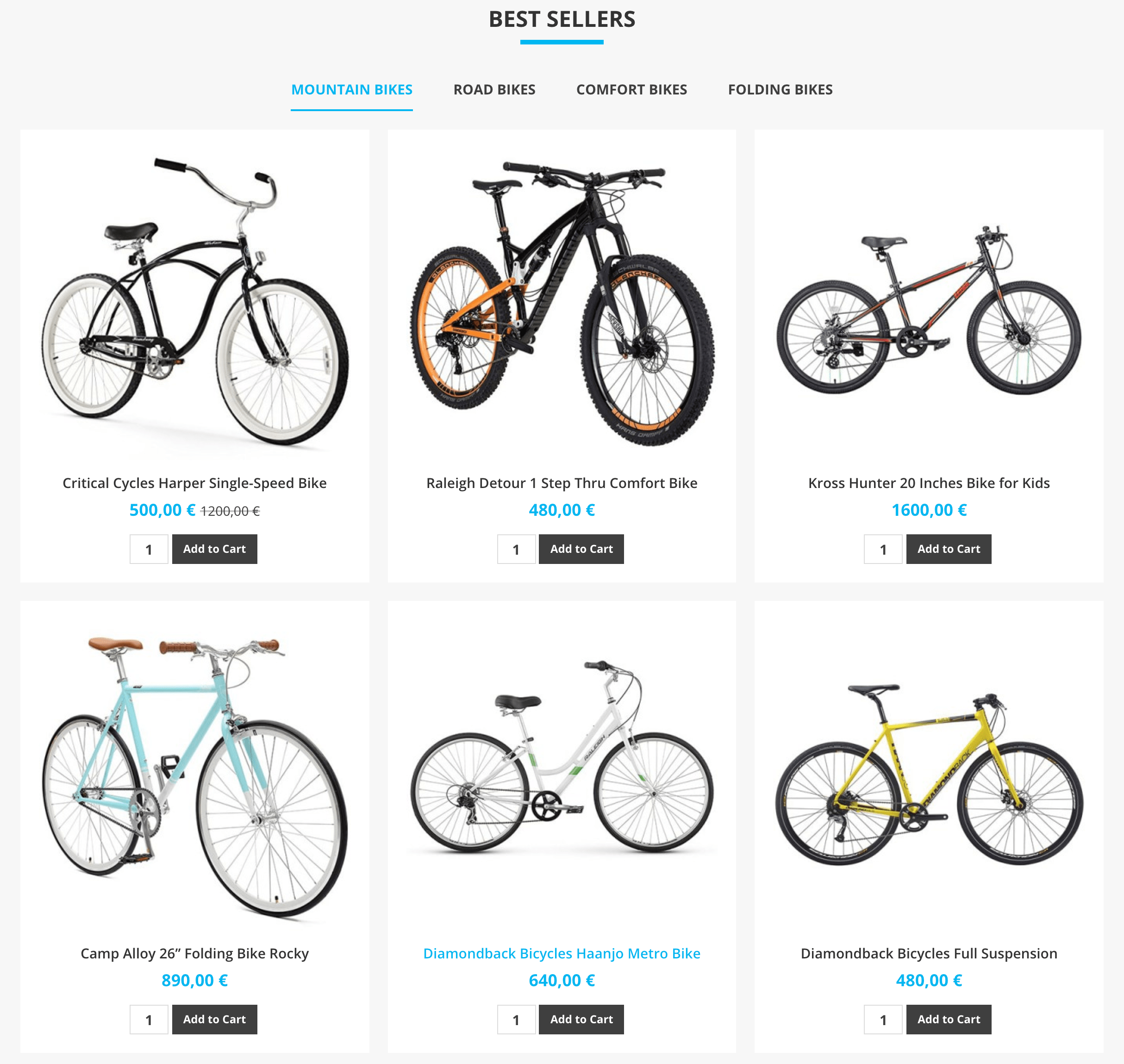 Home Page (Best Sellers)