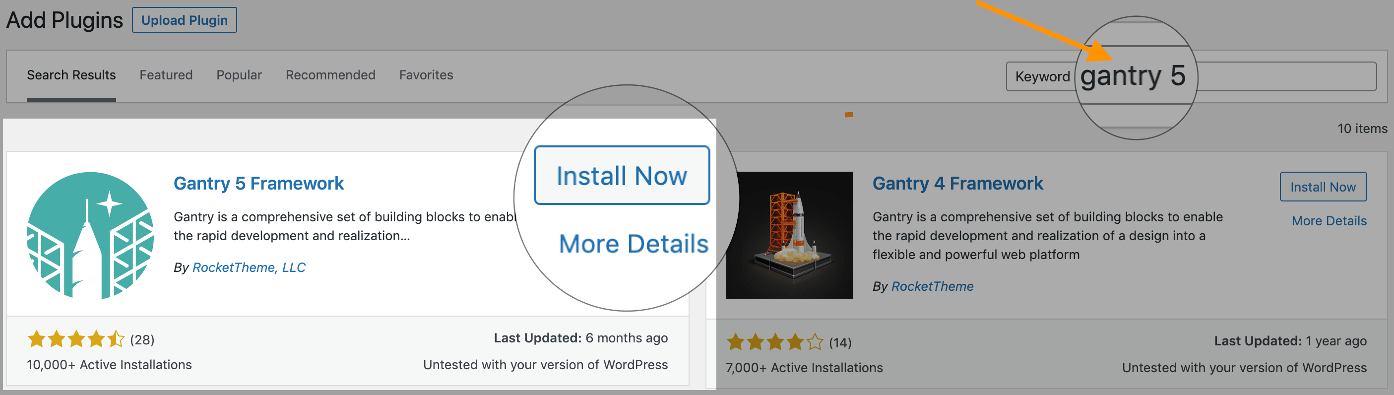 global install gantry5 plugin