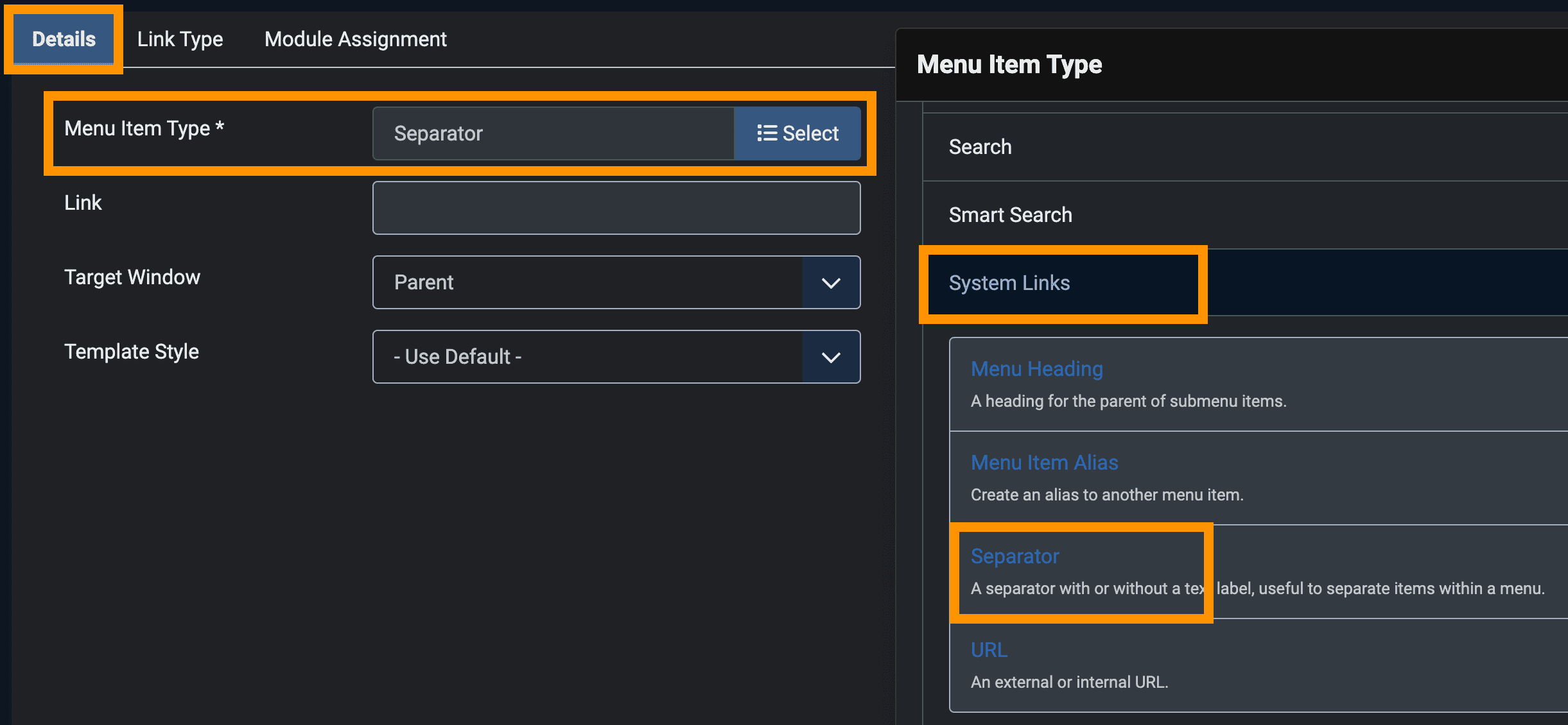 global popup login with joomla menu 1