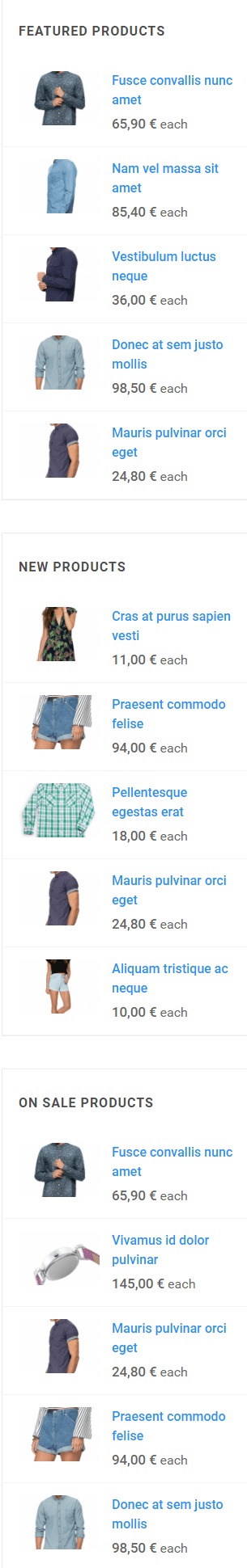 Shop - Featured, New, On Sale Products