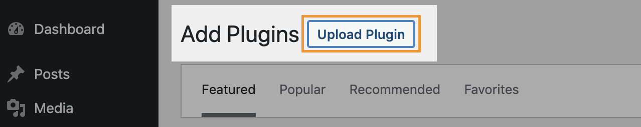 Upload plugin