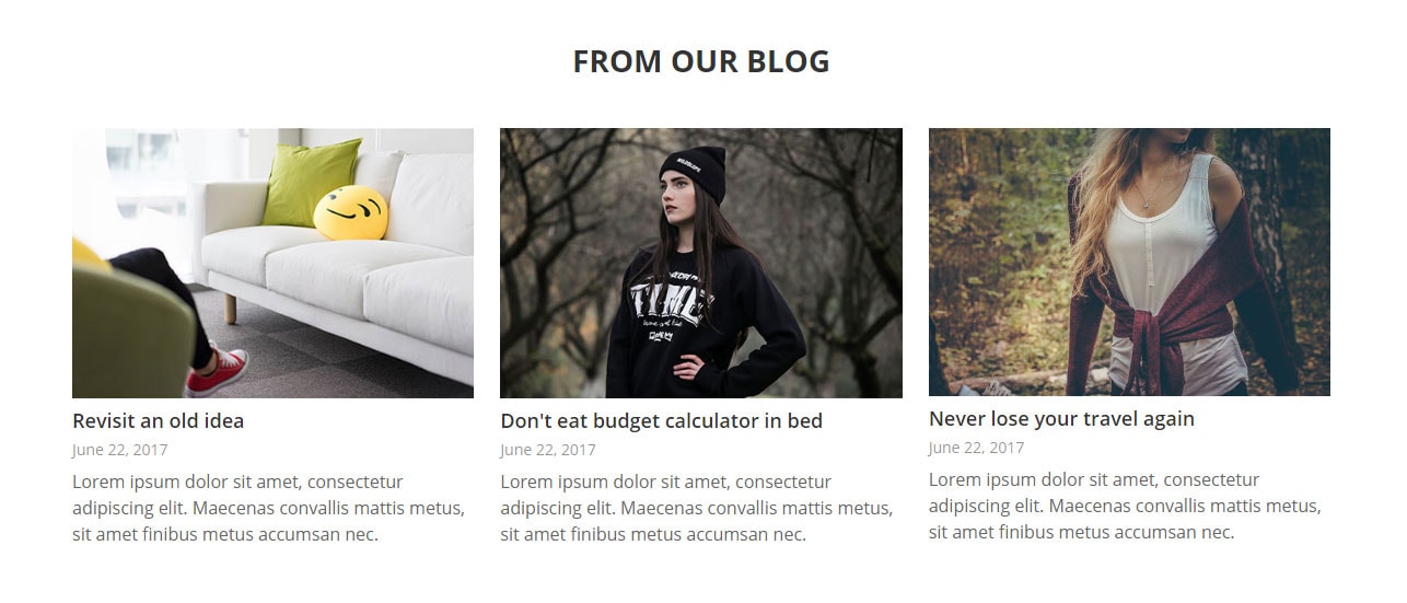 Home page - From Our Blog