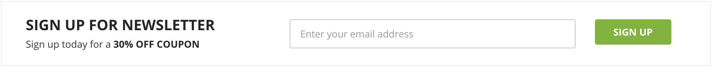 Home Page (MailChimp Newsletter Signup Particle)