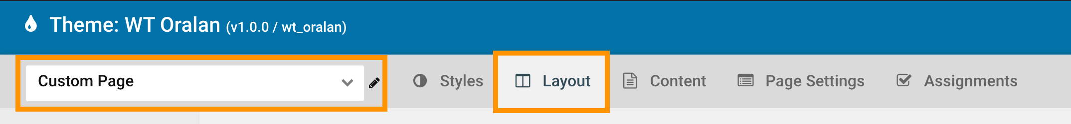 outline new layout