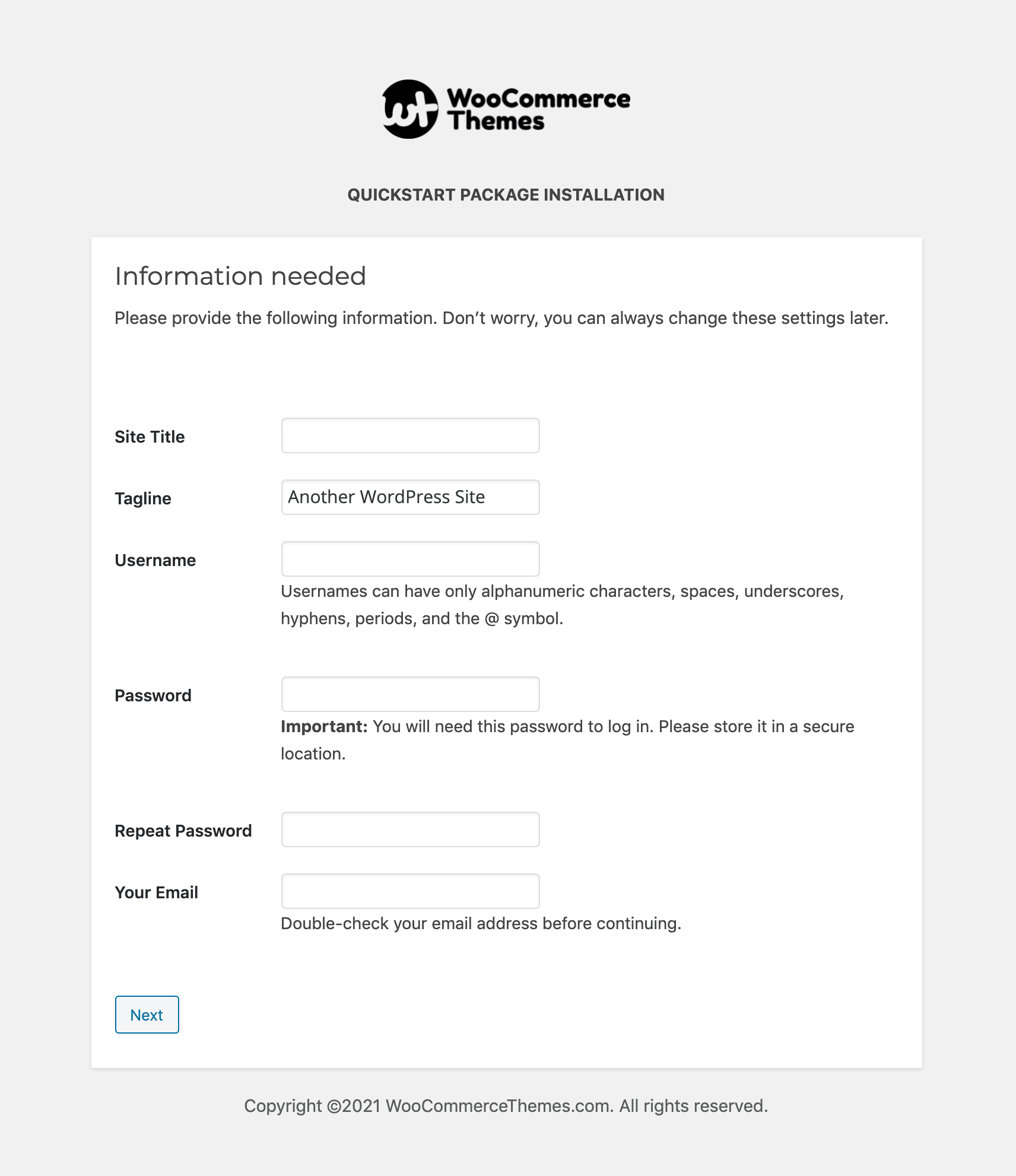 How to install WtThemes Quickstart Package