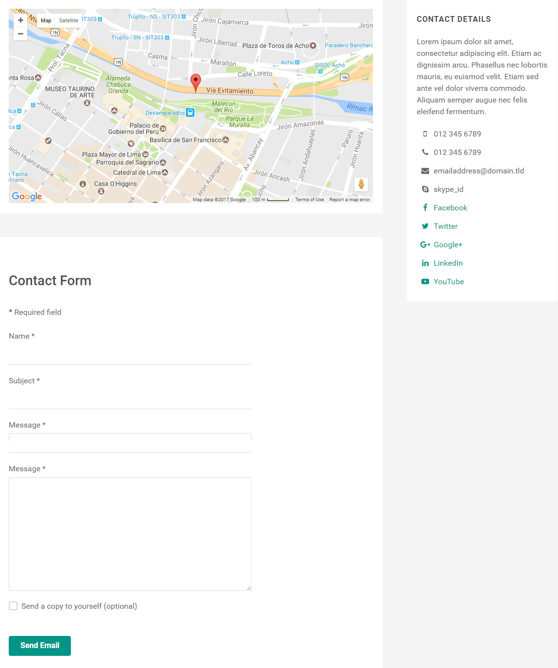 Contact Page