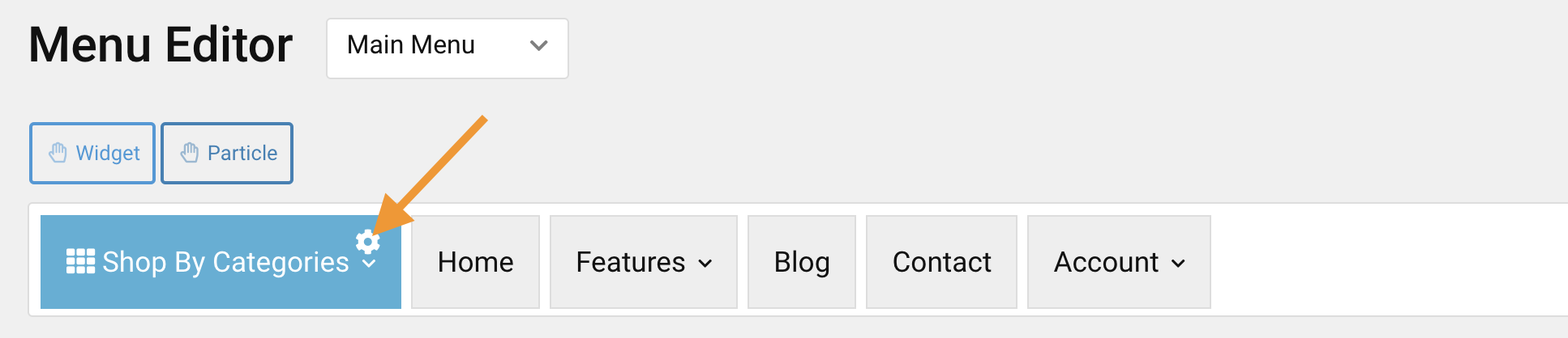 theme shop by categories menu config