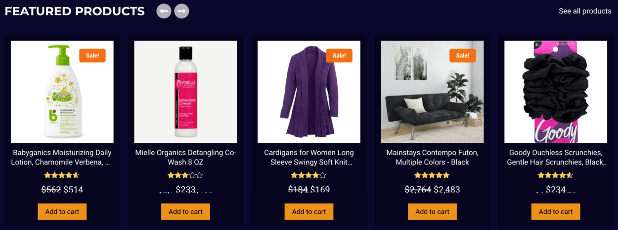 clementine featured products