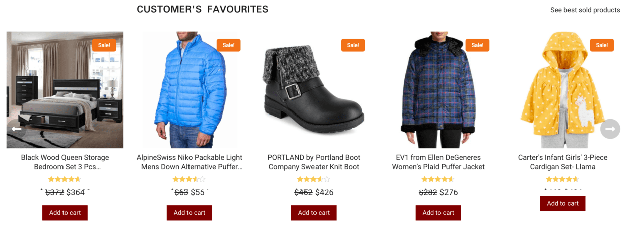 maroon customers favourite