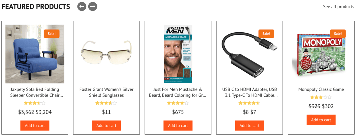 sienna featured products