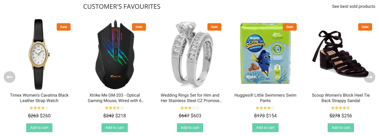 turquoise customers favourite