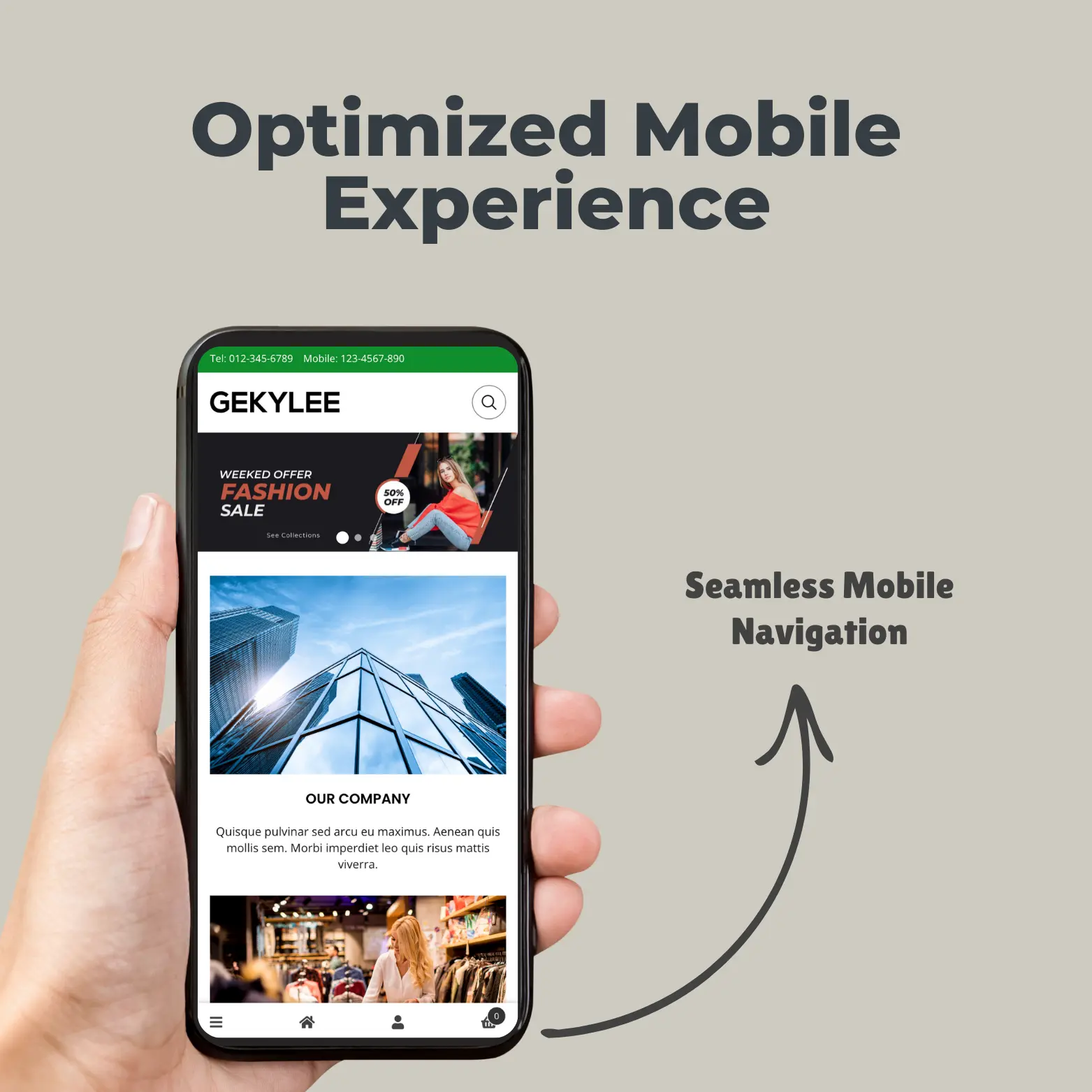 Optimized Mobile Experience