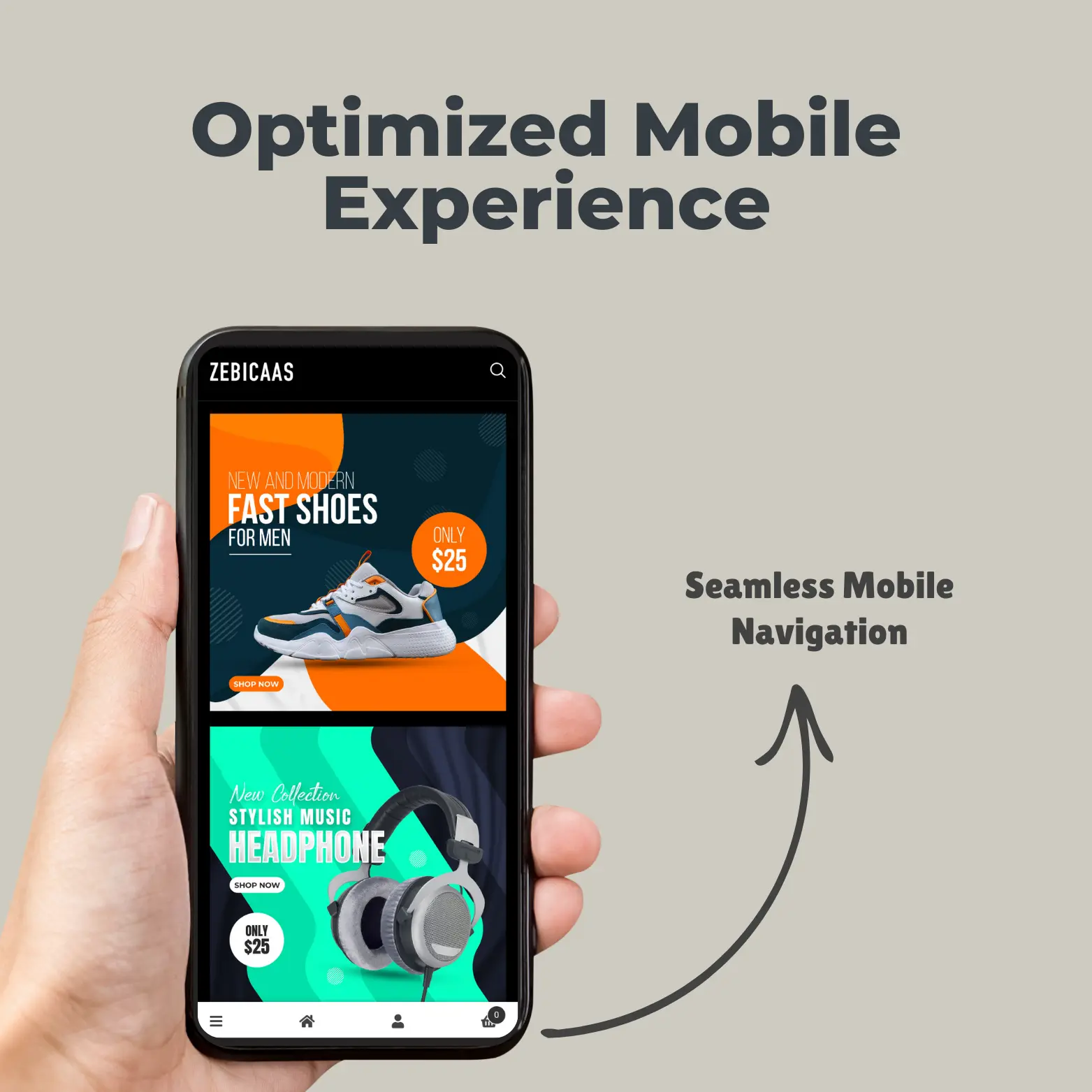 Optimized Mobile Experience