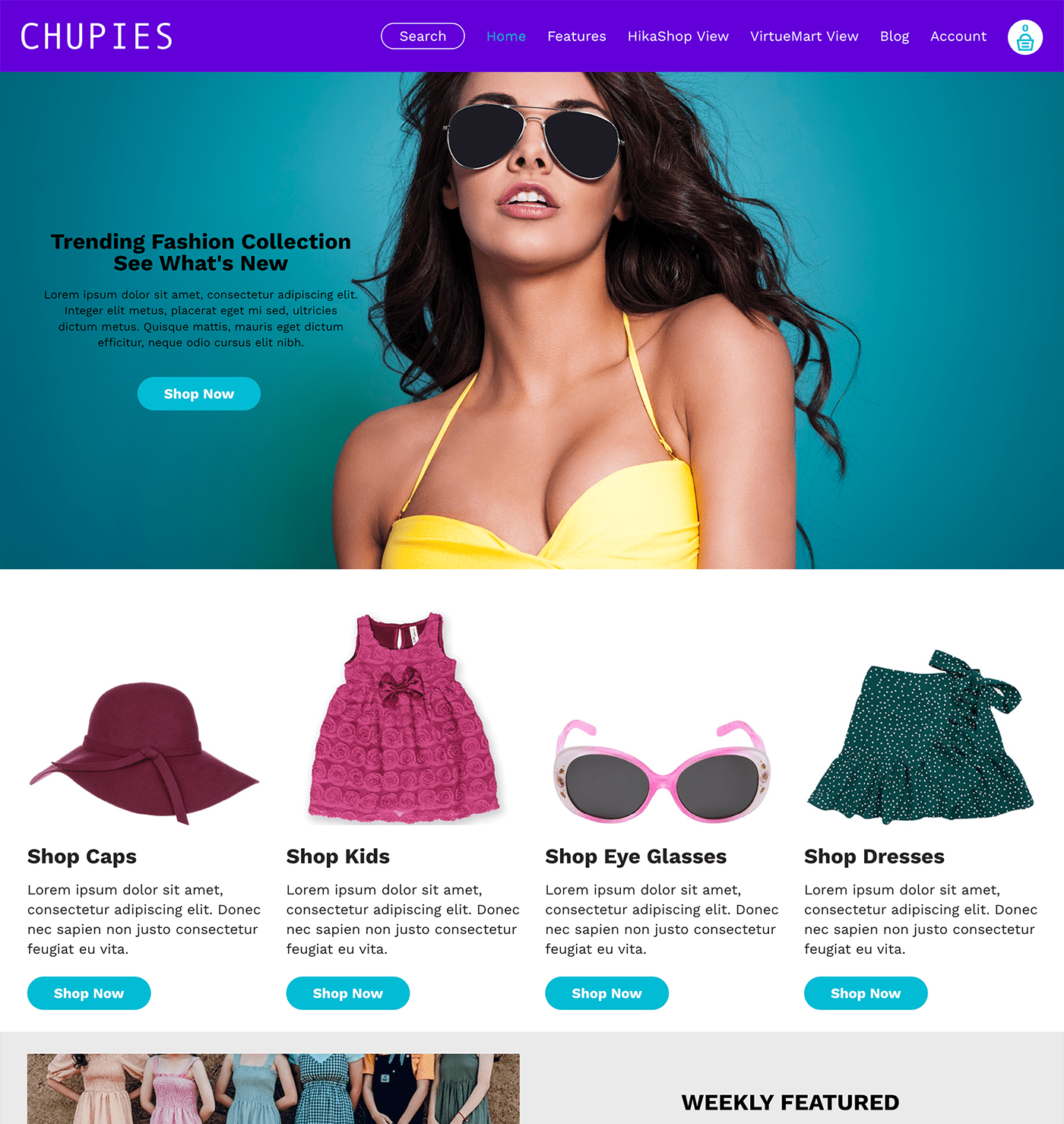 Chupies - WooCommerce Theme