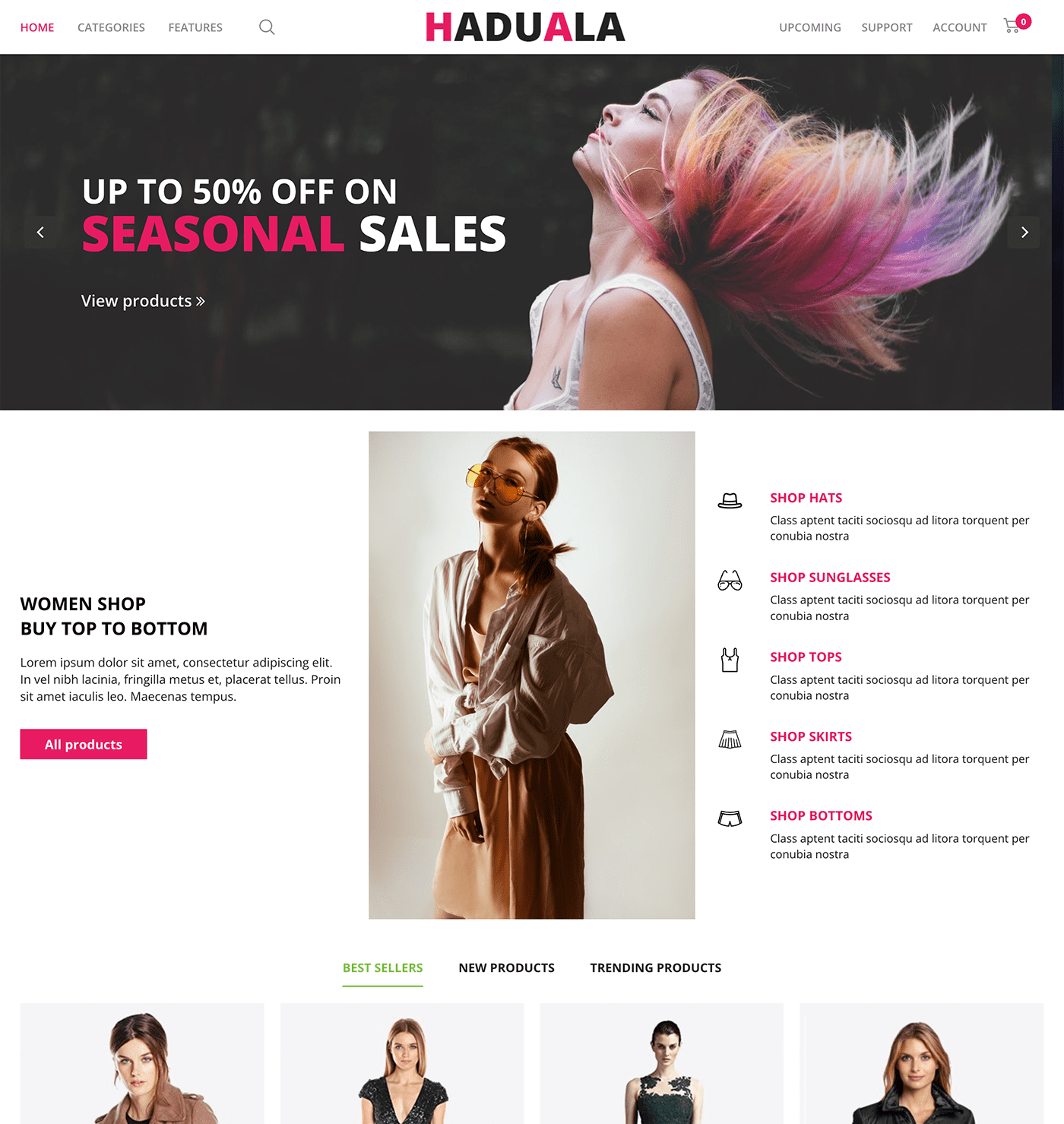 Haduala - WooCommerce Theme