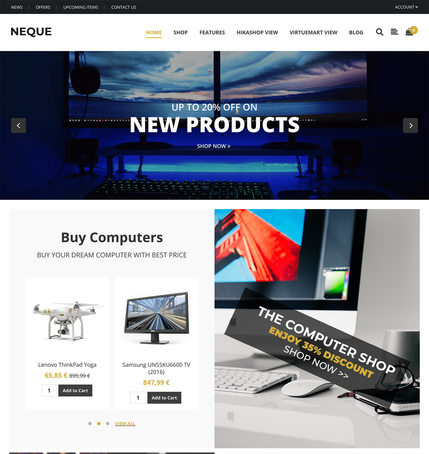 Neque - WooCommerce Theme