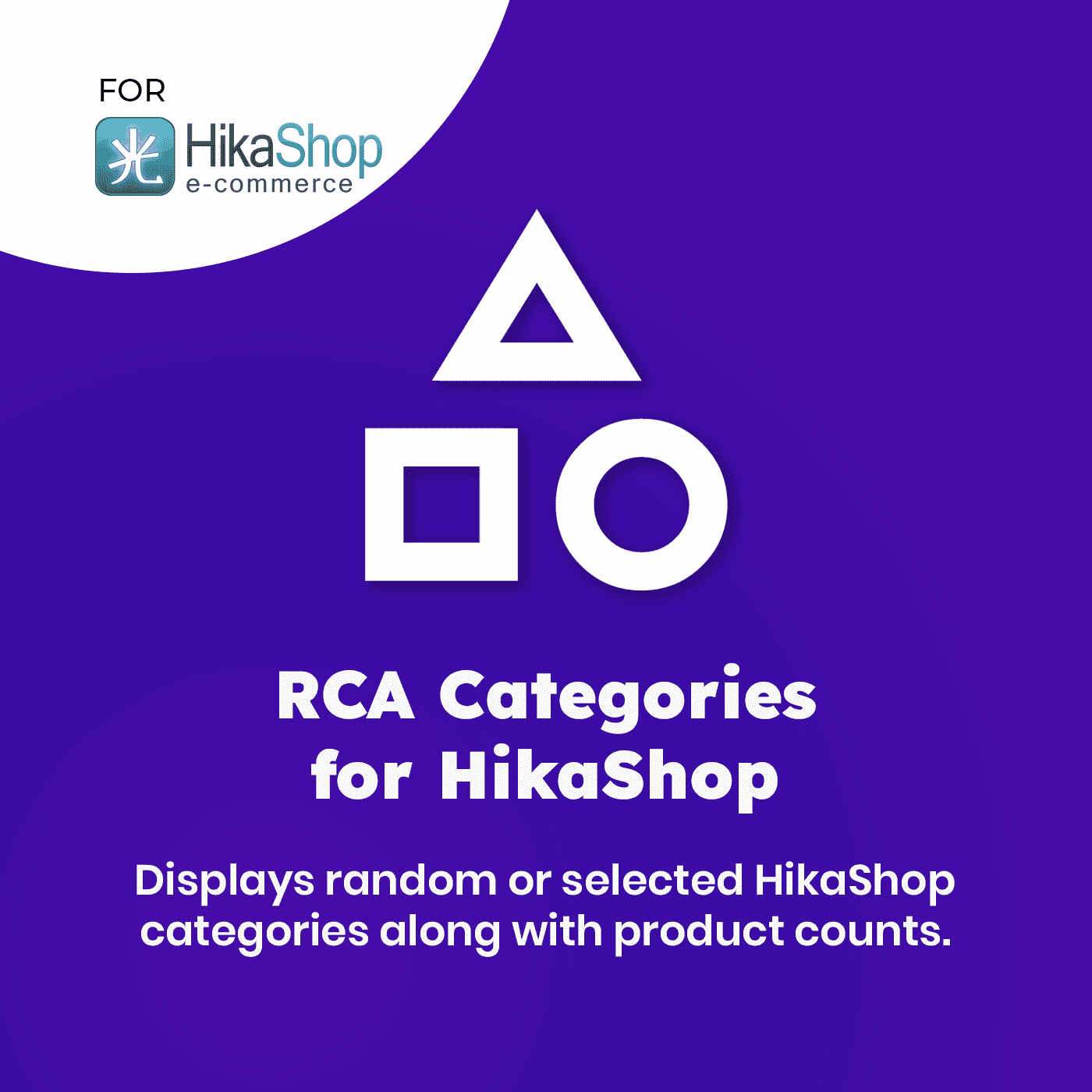 RCA Categories for HikaShop - WooCommerce Theme