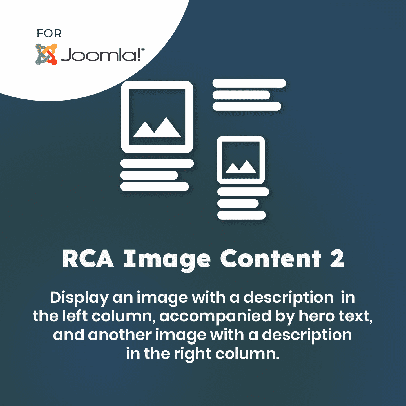 RCA Image Content 2 - WooCommerce Theme