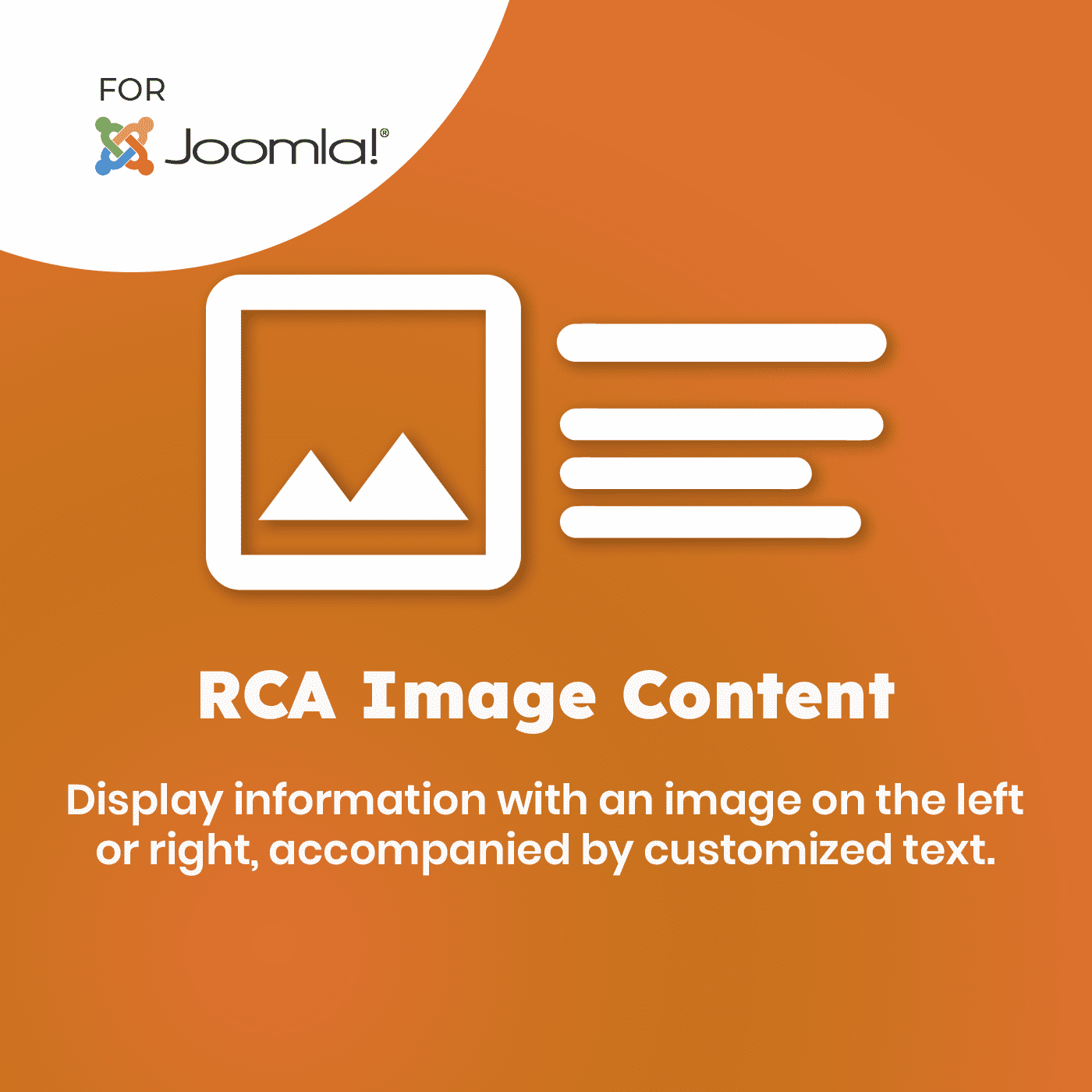 RCA Image Content - WooCommerce Theme