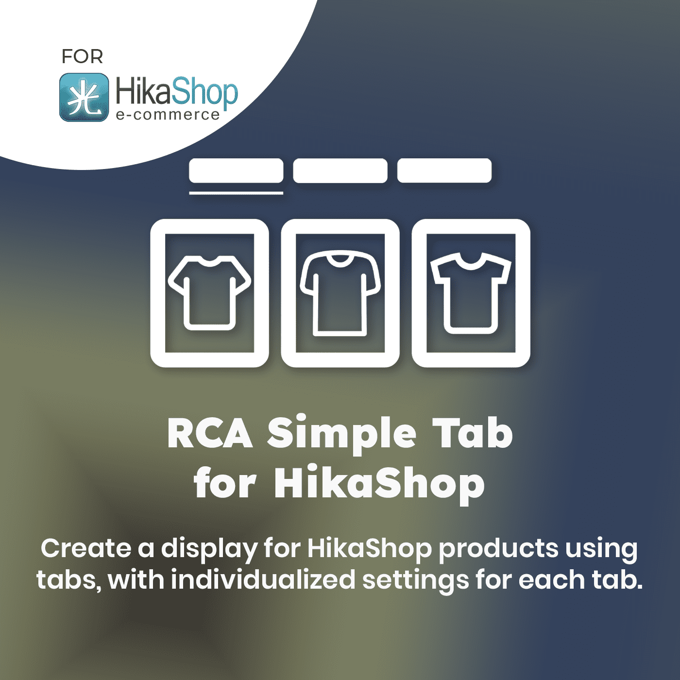 RCA Simple Tab for HikaShop - WooCommerce Theme