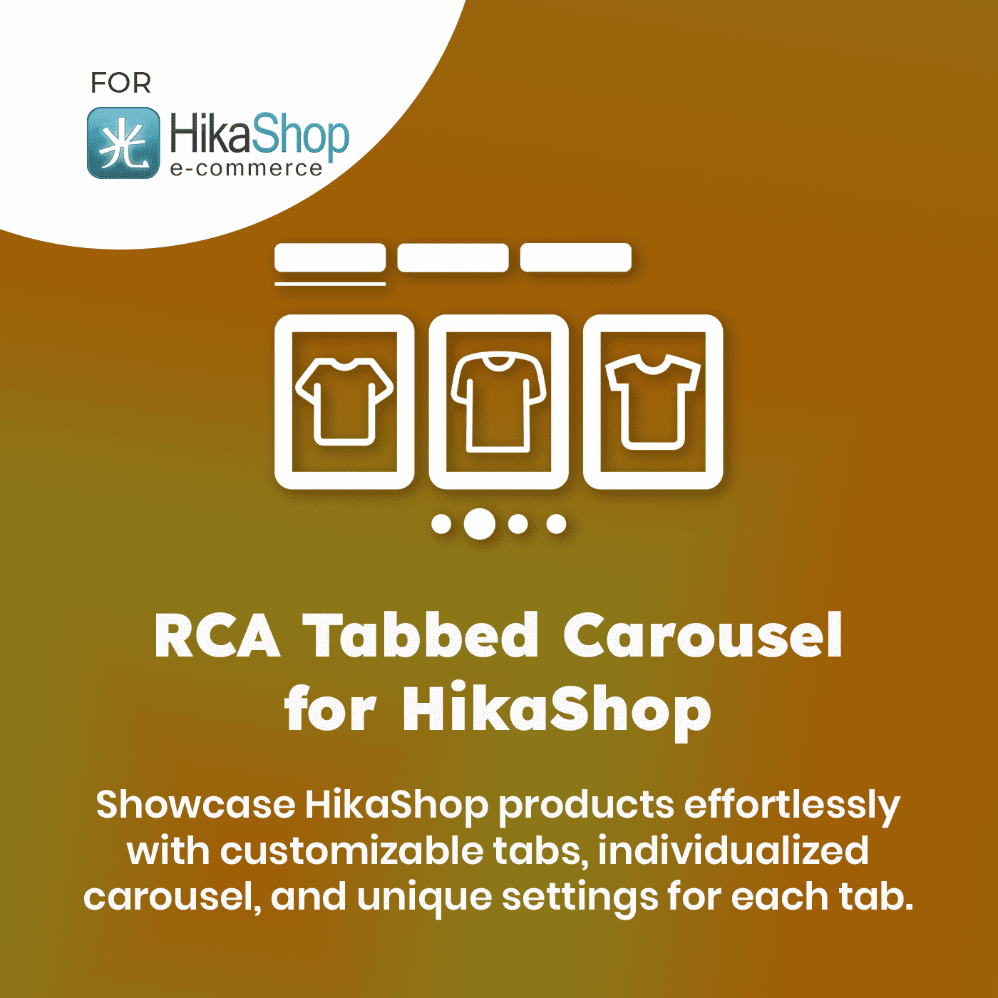 RCA Tabbed Carousel for HikaShop - WooCommerce Theme