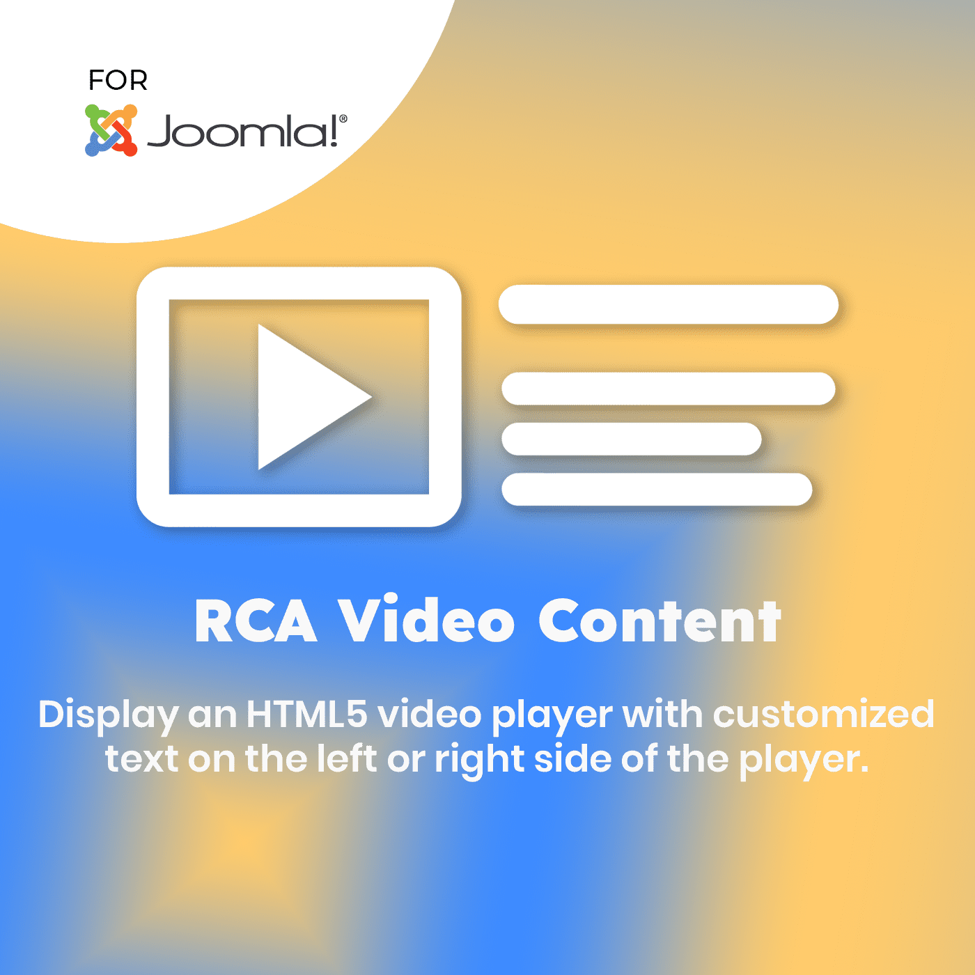 RCA Video Content - WooCommerce Theme