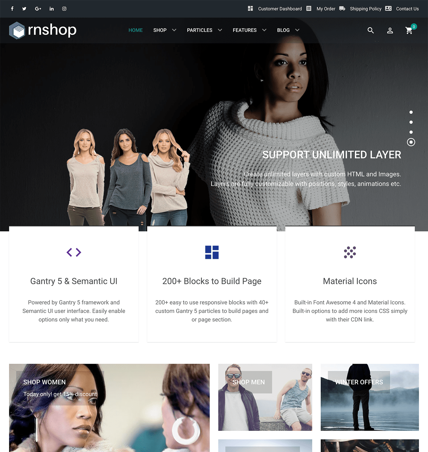 RnShop - WooCommerce Theme