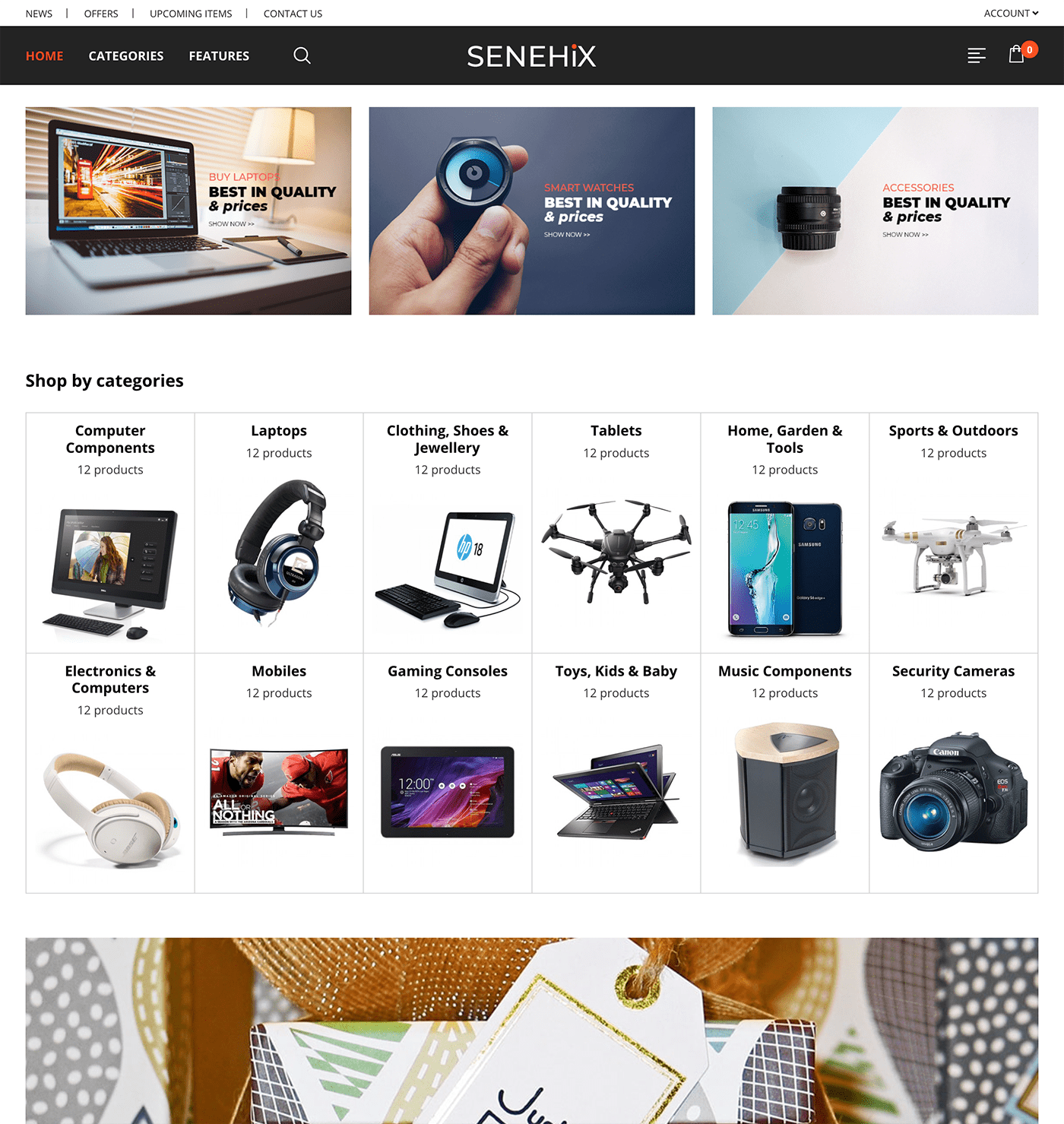 Senehix - WooCommerce Theme