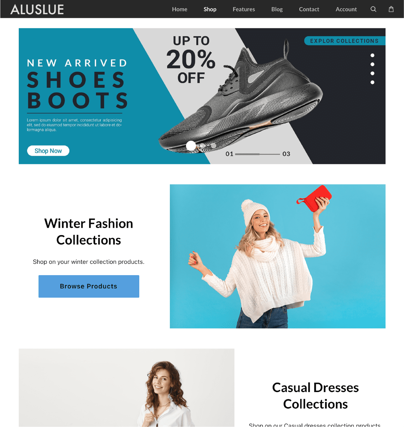 WT Aluslue - WordPress for WooCommerce Theme