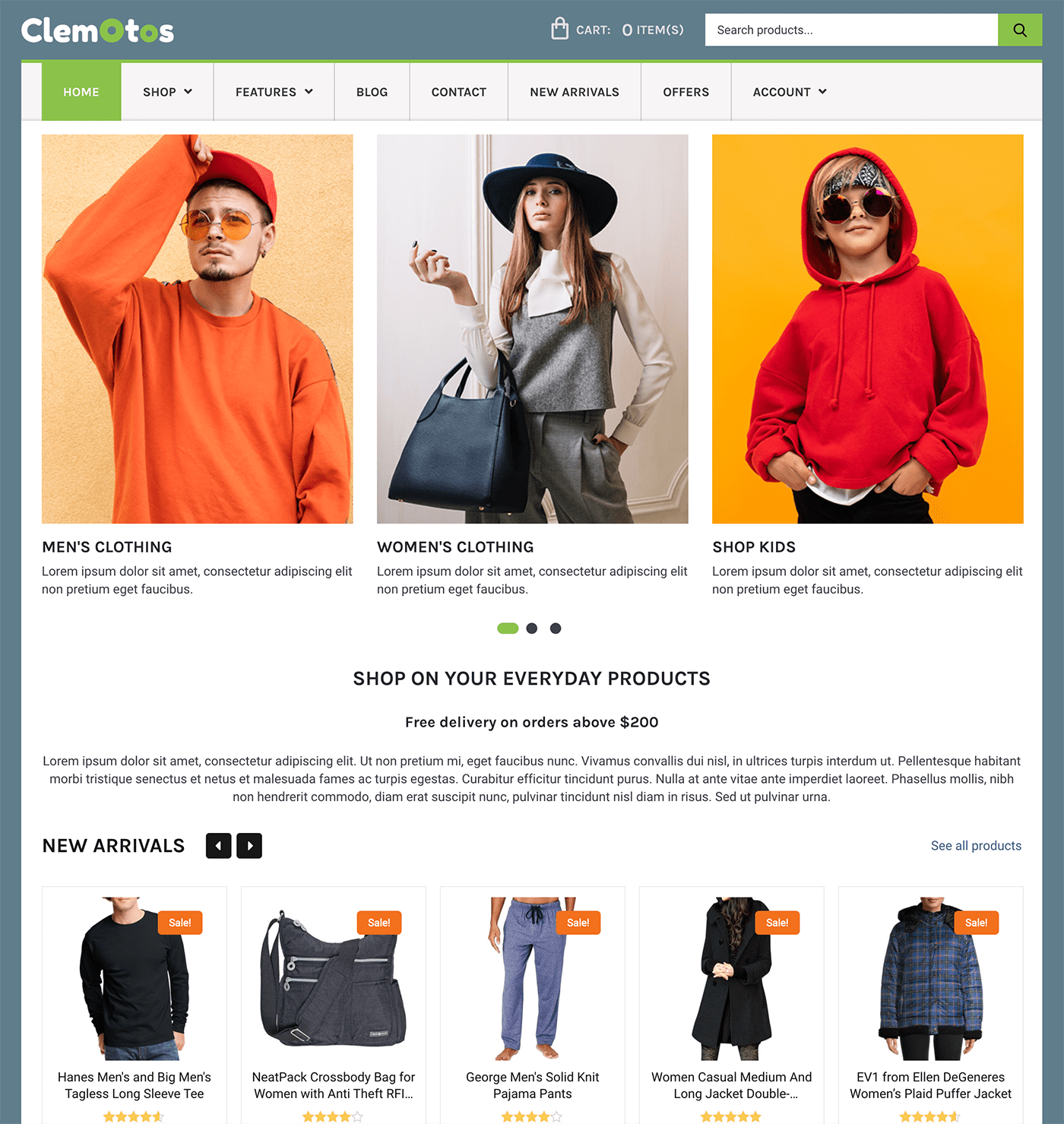 WT Clemotos - WooCommerce Theme