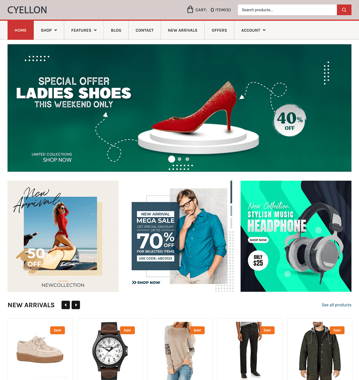 WT Cyellon - WooCommerce Theme