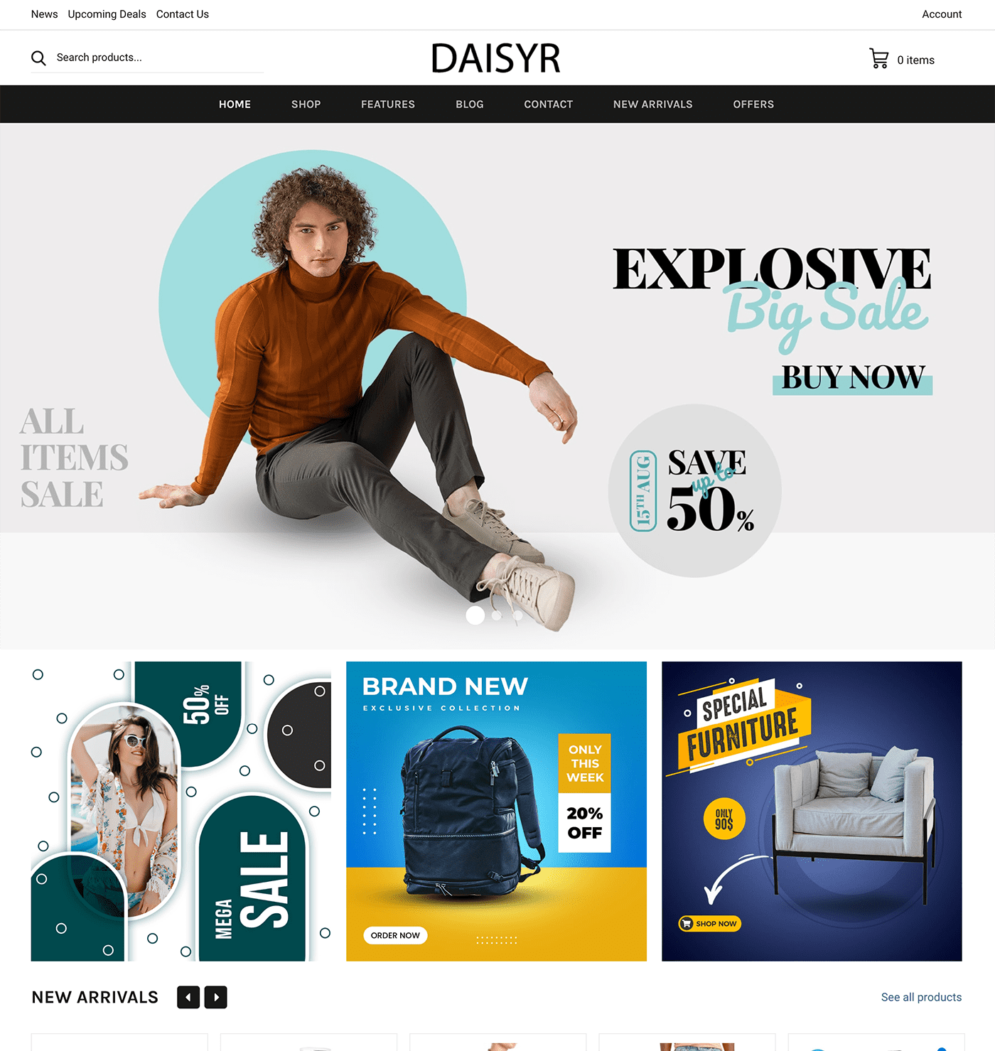 WT Daisyr - WordPress for WooCommerce Theme