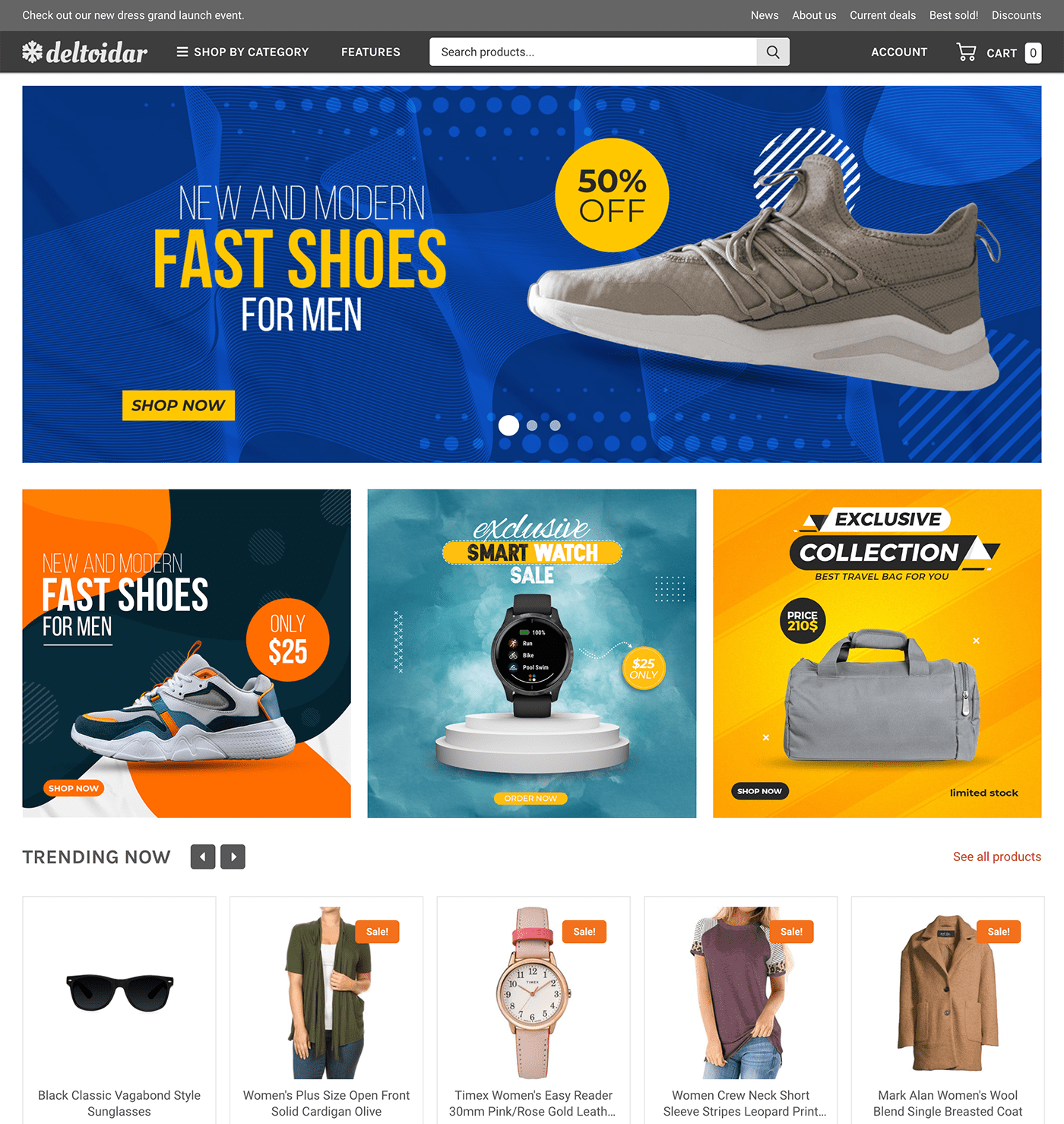 WT Deltoidar - WordPress for WooCommerce Theme