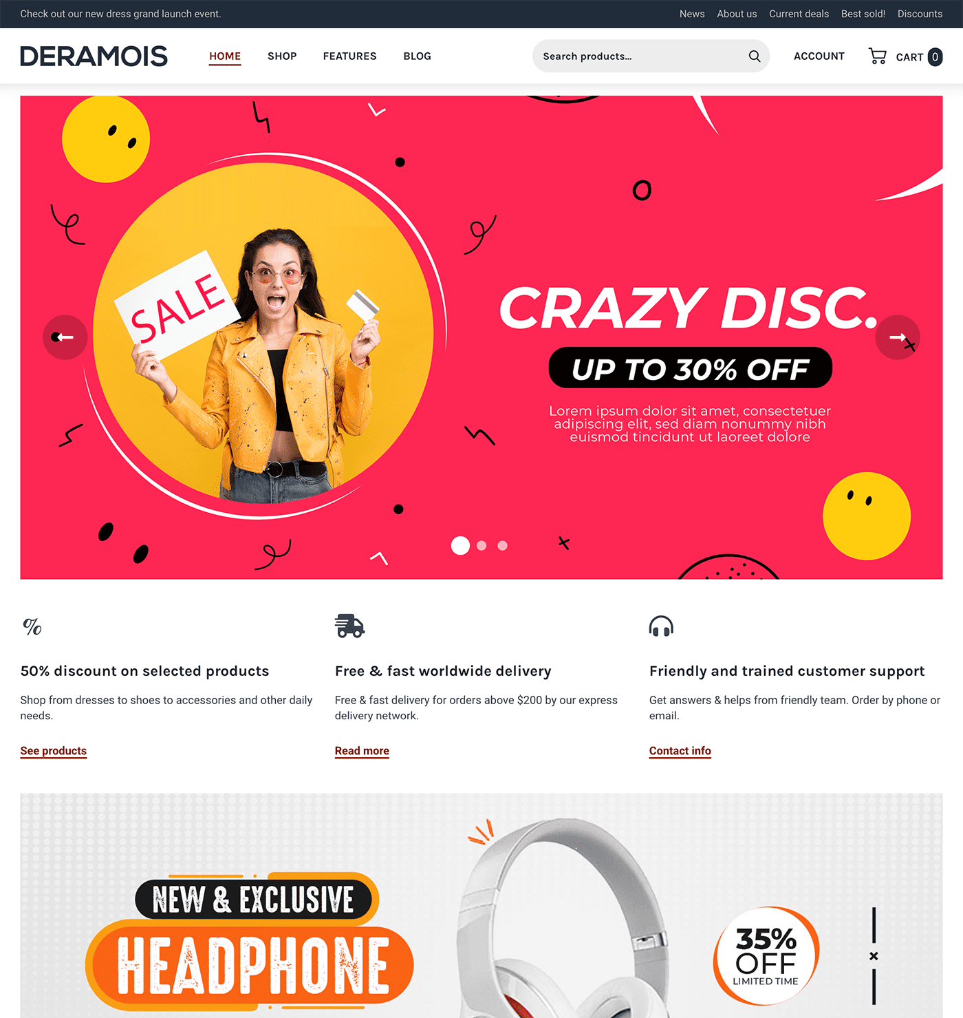 WT Deramois - WooCommerce Theme