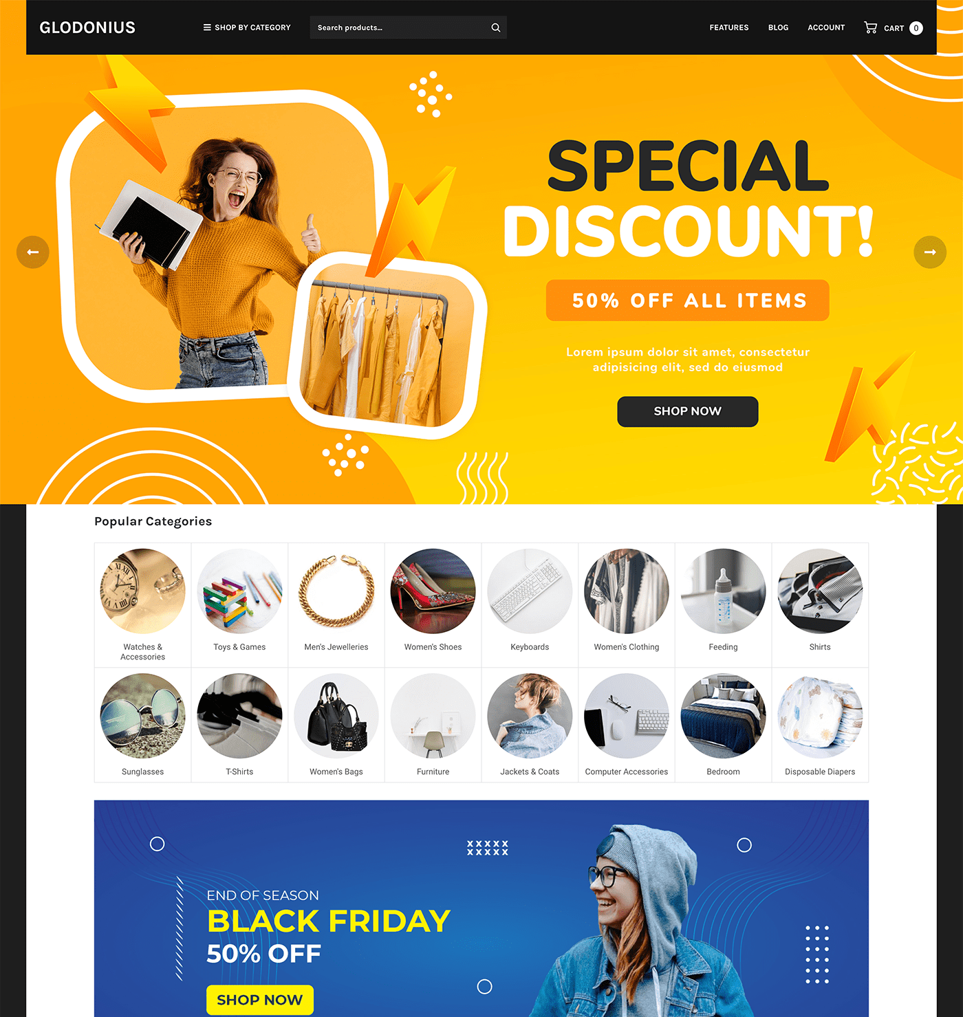 WT Glodonius - WooCommerce Theme