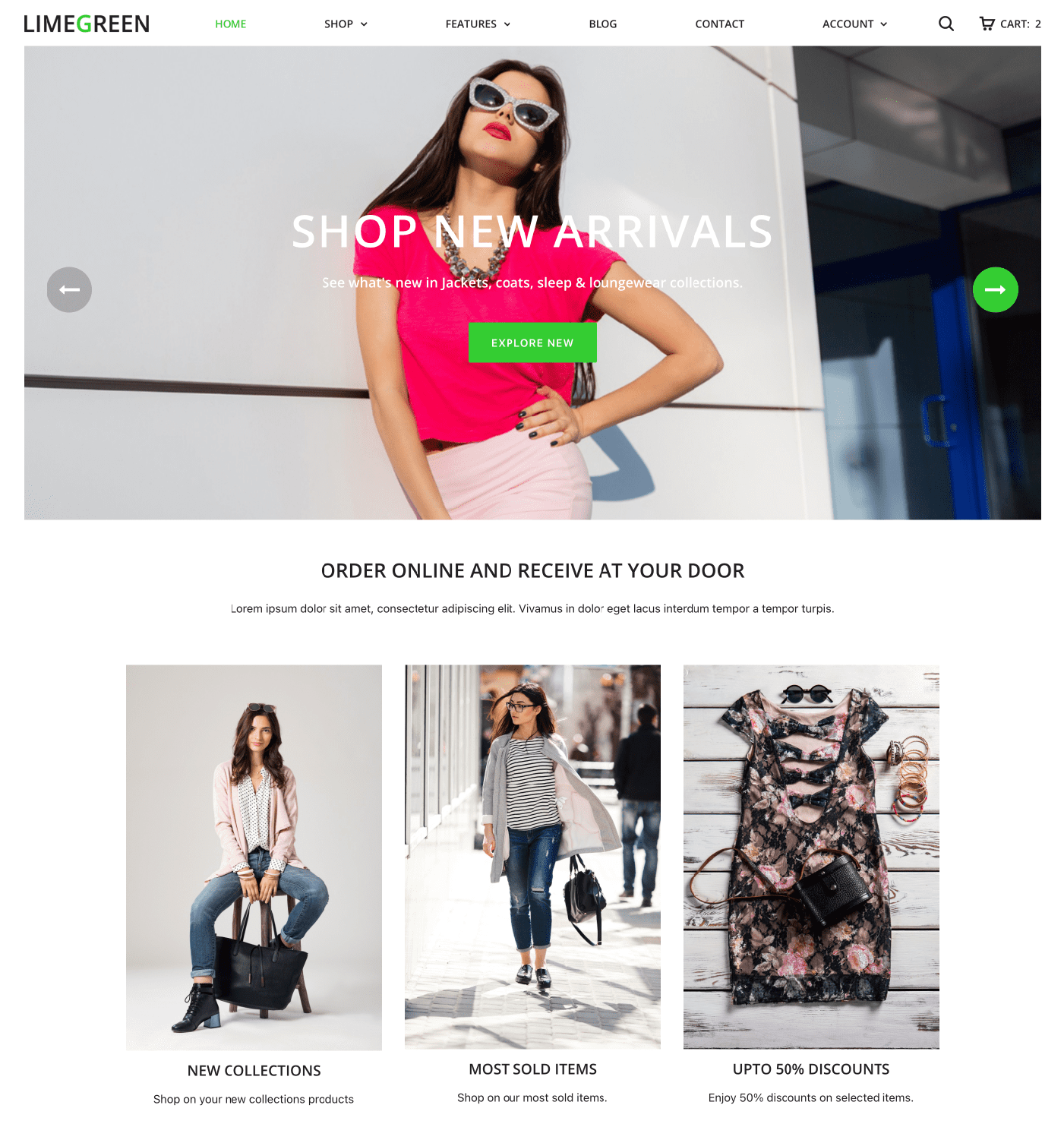 WT Limegreen - WooCommerce Theme