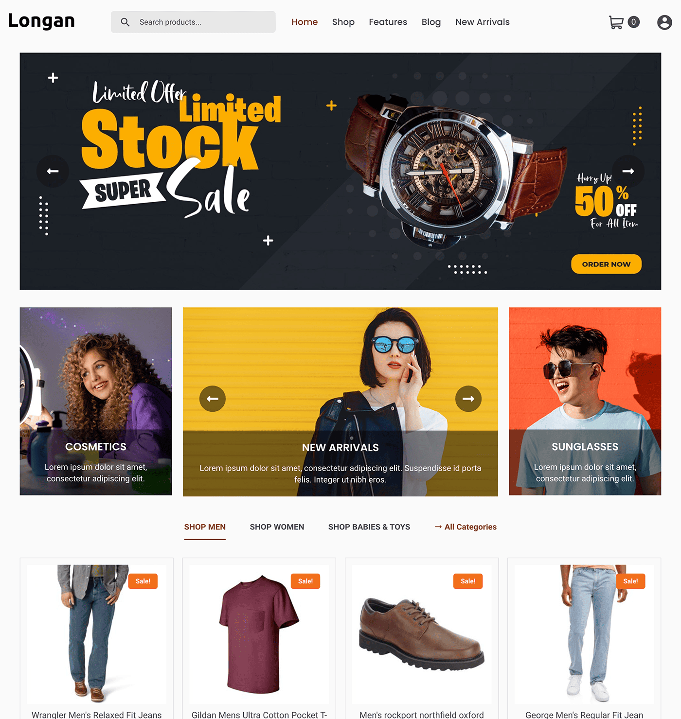 WT Longan - WordPress for WooCommerce Theme