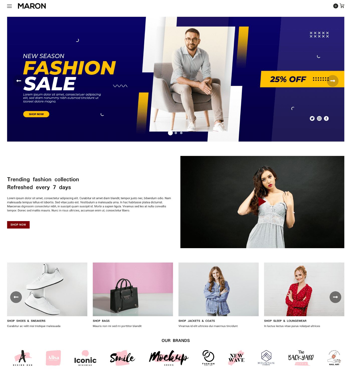 WT Maroon - WooCommerce Theme