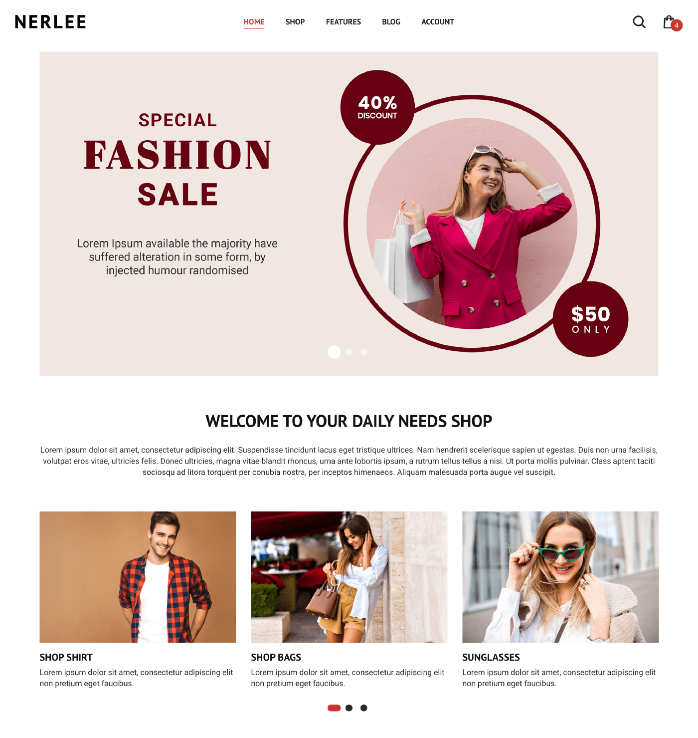 WT Nerlee - WooCommerce Theme