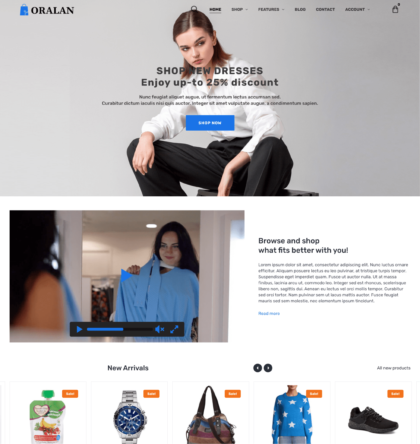 WT Oralan - WooCommerce Theme