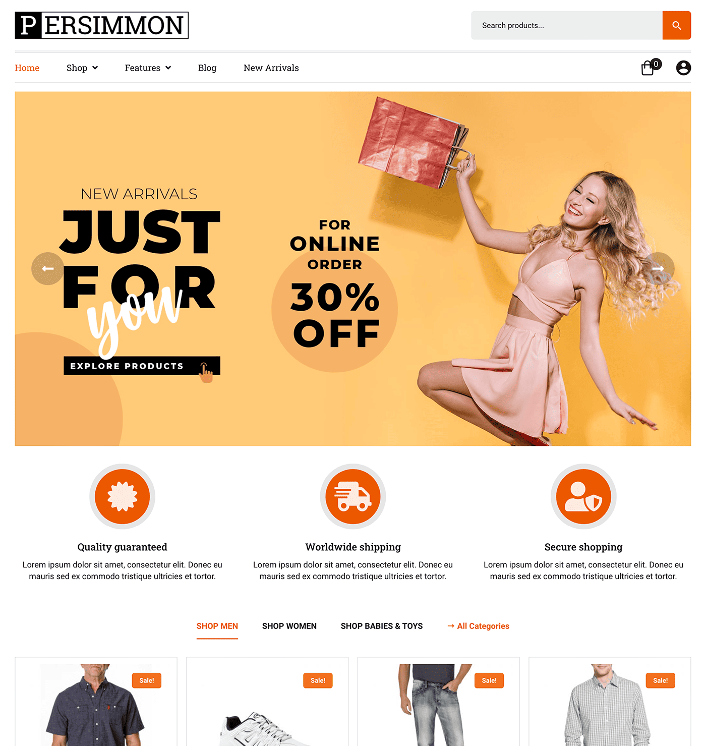 WT Persimmon - WooCommerce Theme