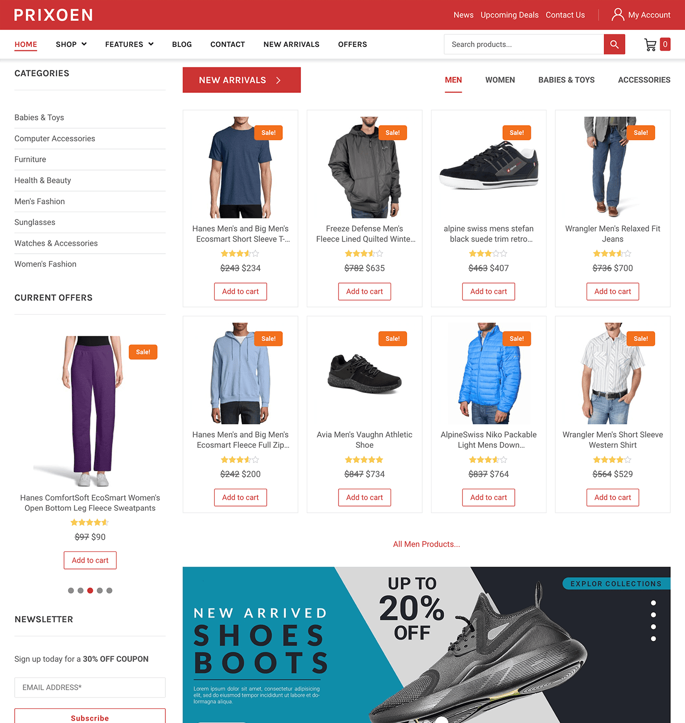 WT Prixoen - WooCommerce Theme