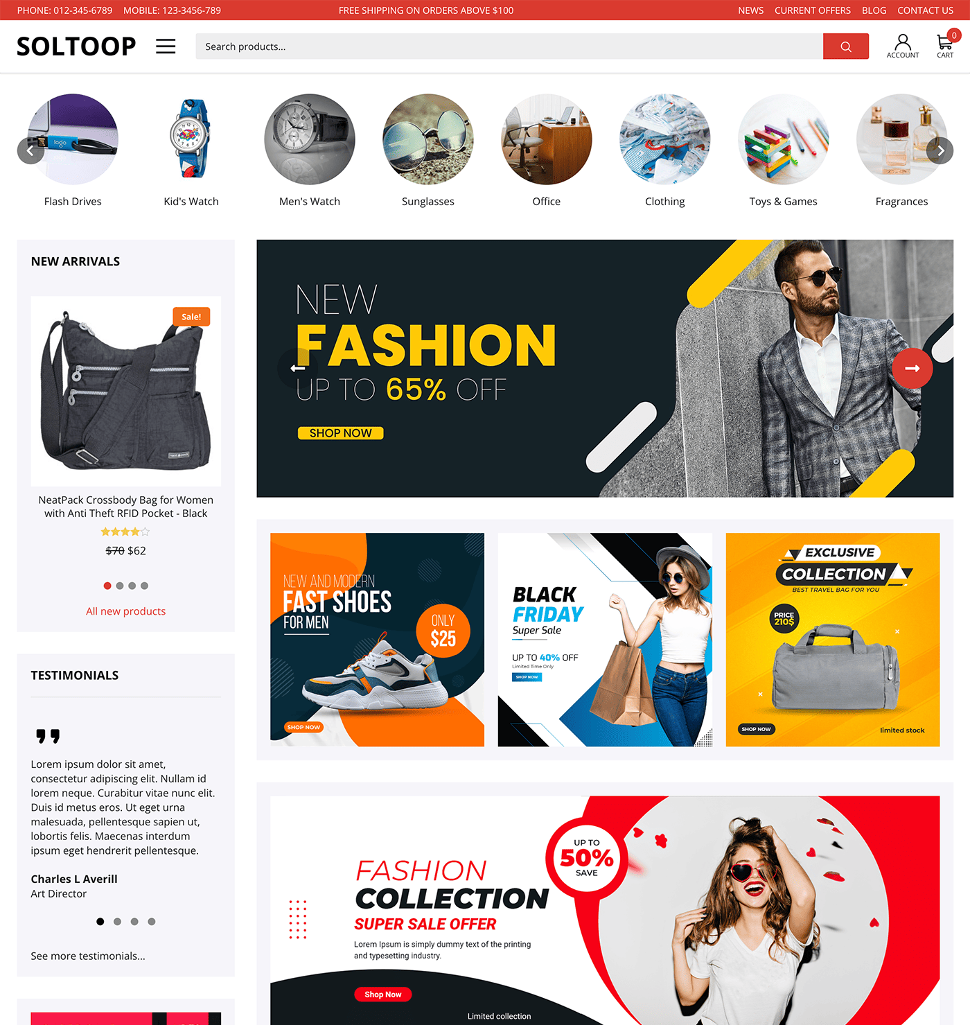 WT Soltoop - WordPress for WooCommerce Theme