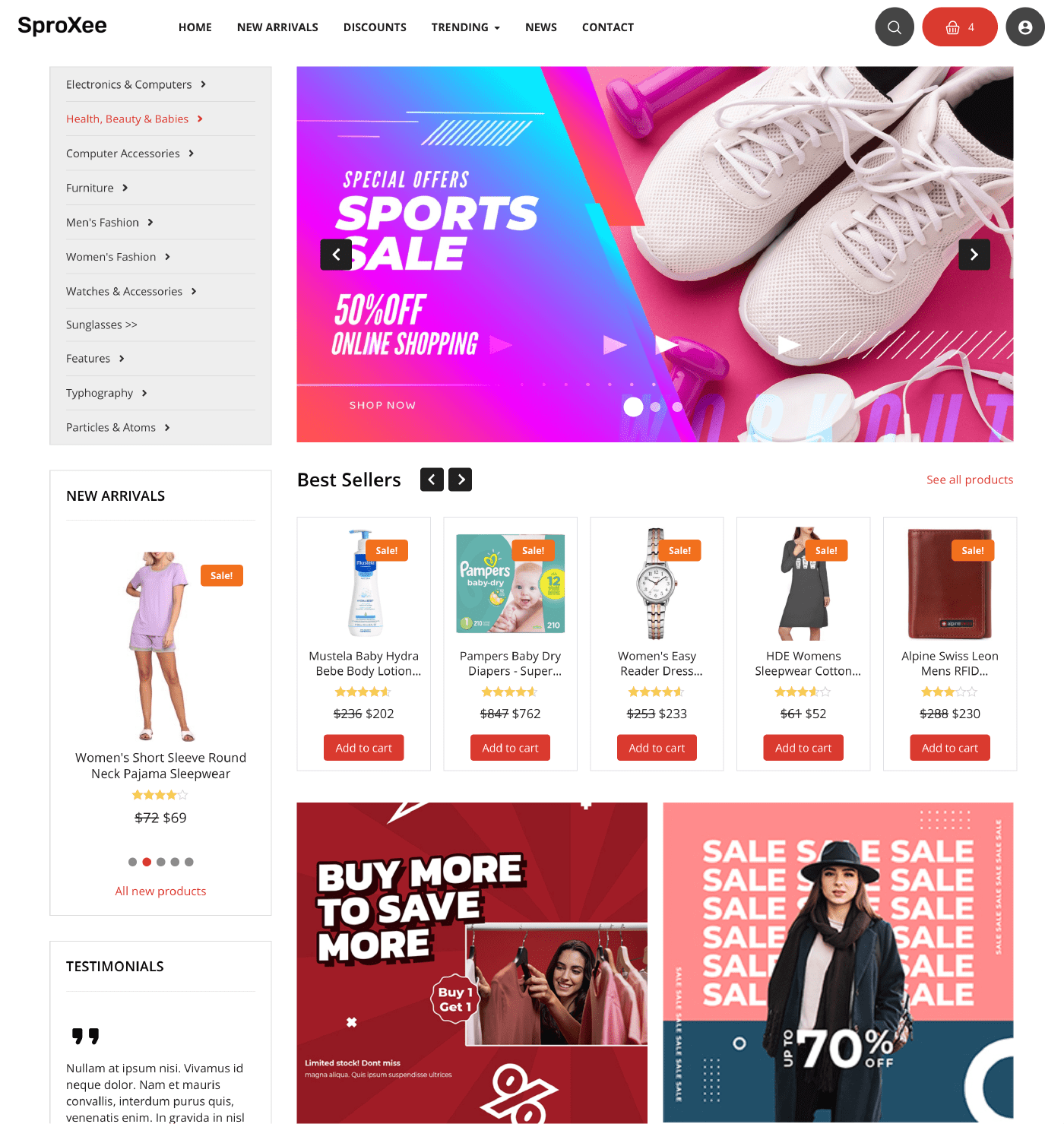 WT Sproxee - WordPress for WooCommerce Theme