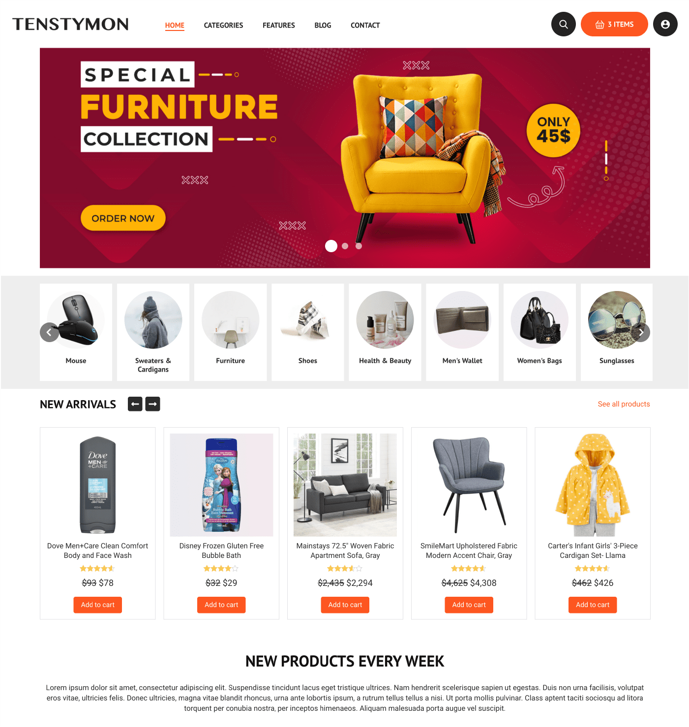 WT Tenstymon - WooCommerce Theme