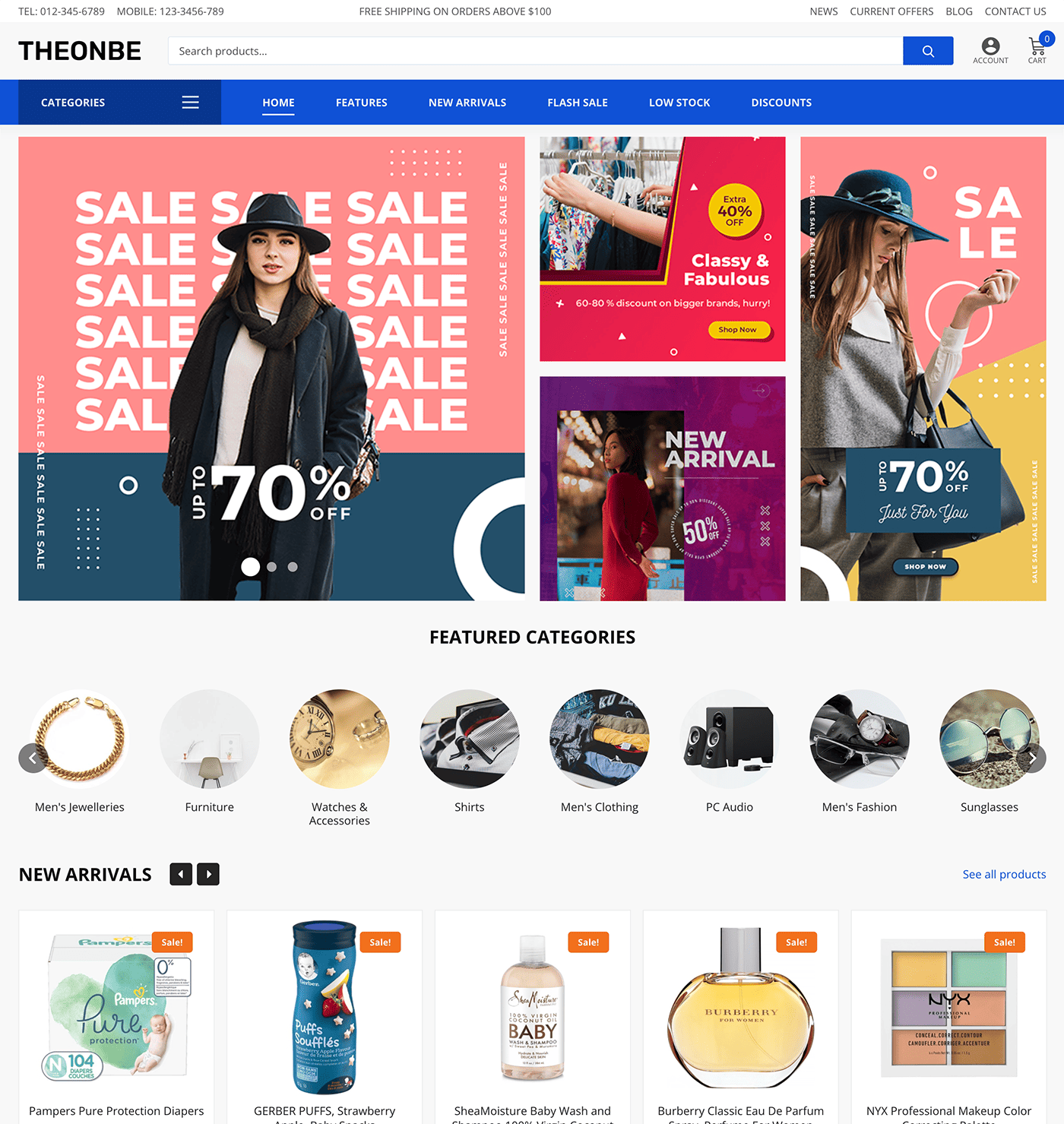 WT Theonbe - WooCommerce Theme